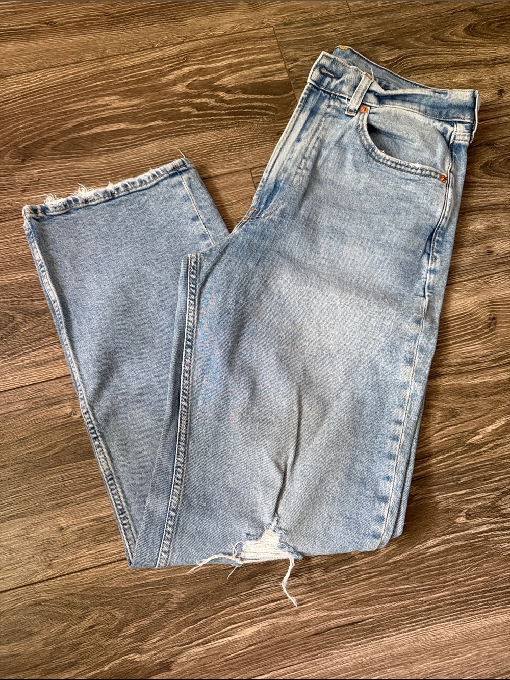 GAP Light Blue Straight Leg Jeans